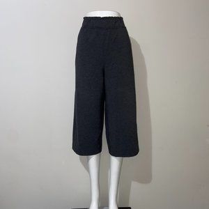 lululemon athletica Black Wide-Leg Cropped Pants
